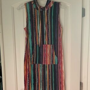 Striped Multicolor Maxi Dress